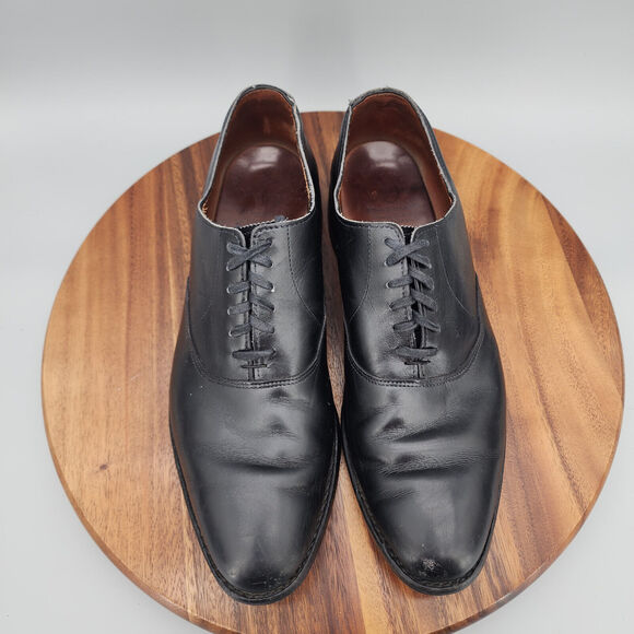 Allen Edmonds Carlyle Oxfords Men\'s 11 B Black Leather Plain Toe Dress Shoes main image 7